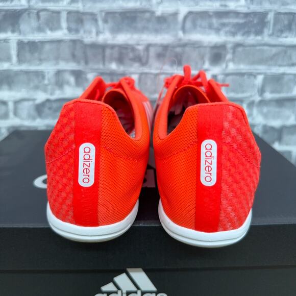 Adidas Adizero Ambition 4 Solar Red White Track Cleats BB5778 Womens Size 12 New - Picture 4 of 8